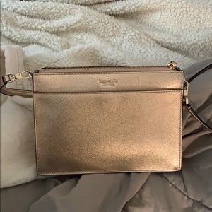 Kate Spade Rose Gold Crossbody Purse